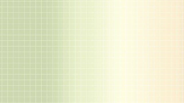 Soft pastel green and cream color gradient with scrolling grid background