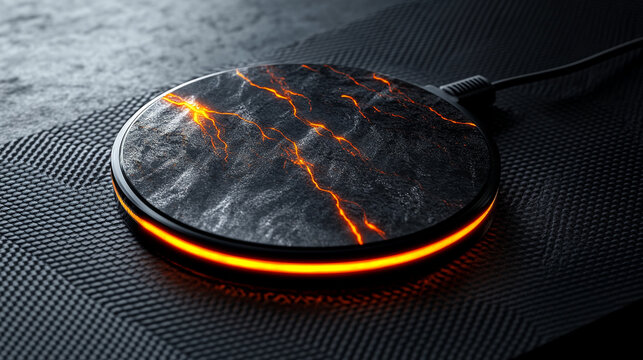 Modern wireless charger showcases.