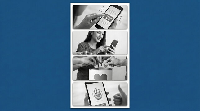 Charitable Giving Online Mobile App Donation Process