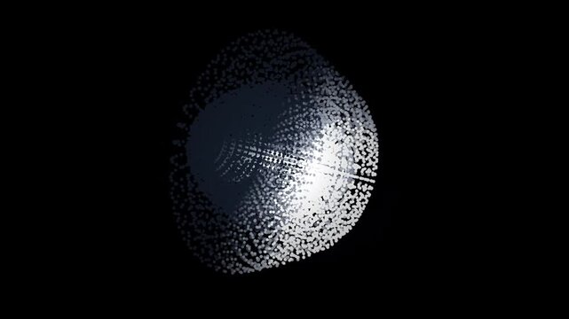 Liquid Chrome Fluid Motion Background Seamless Loop.