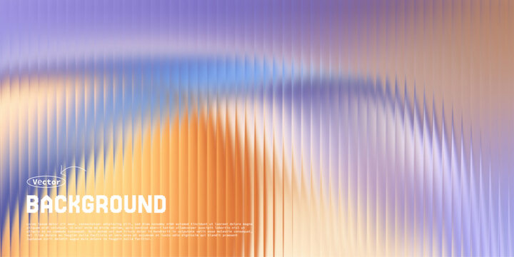 Abstract soft gradient background with vertical distorted wave lines template wallpaper creative geometric composition backdrop structure