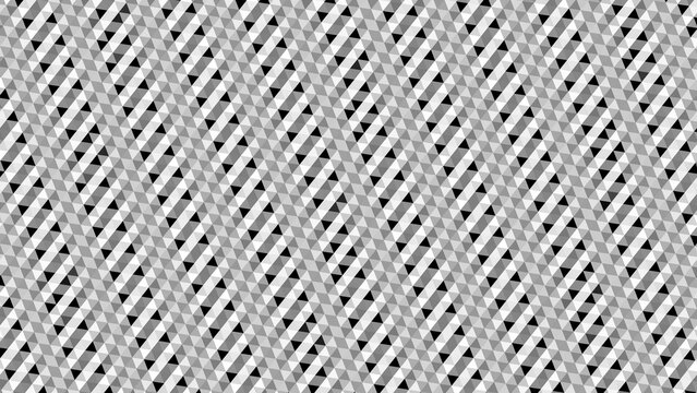 Seamless geometric triangle pattern background in grayscale tones