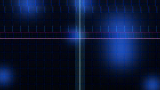Digital Glitch Slices RGB Split Motion Background Loop