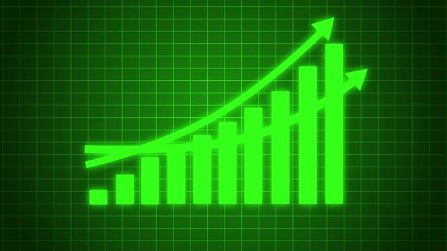 Business Growth Metrics Animation Featuring Corporate Data Visualization