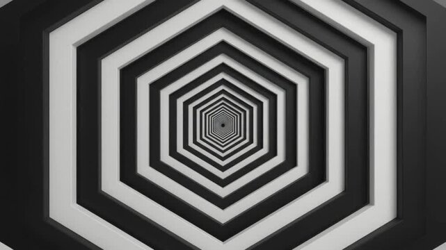 Recursive Hexagon Tunnel