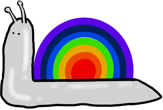 Cute Snail Illustration
