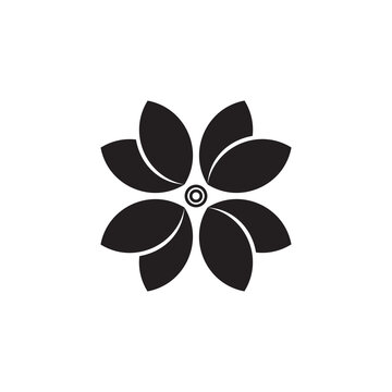 letter x croos clover leaves swirl logo vector