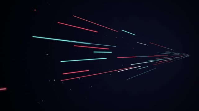 Neon Pink Cyber Data Highway Stream Loop Technology Background Motion Graphic for abstract and network Projects connection information virtual flow speed futuristic science electronic fiber optic code
