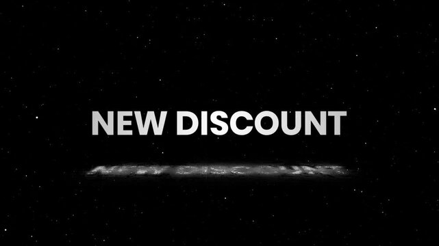 New Discount Glow Outline Text Reveal Animation for Price Drops