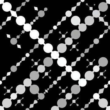 Abstract geometric dots network pattern design