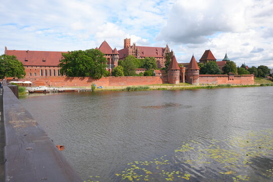 Malbork, Poland. A 14th-century Teutonic castle housing a museum of medieval artifacts, paintings, and amber collections.