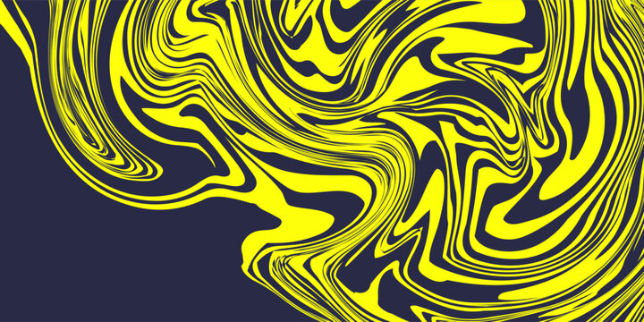 Psychedelic pattern with melting and distorting lines. The geometric background by stripes. 3d vector illustration for brochure, annual report, magazine, poster, presentation, flyer or banner.