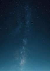 Fototapeta premium Starry night sky galaxy view.