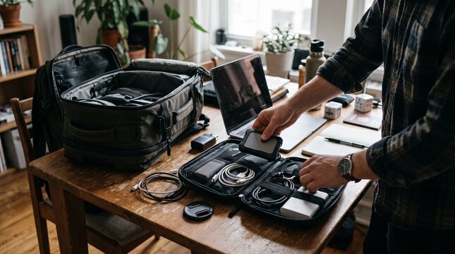 Preparing Equipment for Remote Work and Digital Nomad Lifestyle  