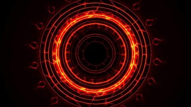 精緻な模様が輝きながら回る魔法陣