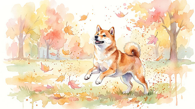 Two cats playing together in a colorful autumn field with flowers