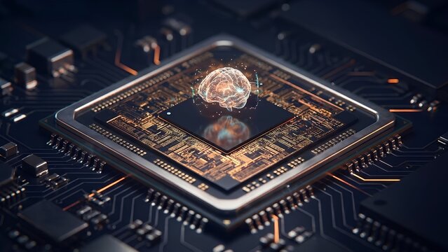 Quantum computer cryostat with precision wiring inside a cryogenic lab, concept for quantum computing research, superconducting qubits, advanced processing, and next generation computing technology