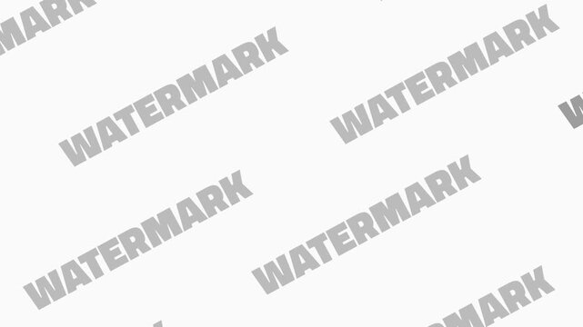 Repeating diagonal watermark text pattern on a gray background, ideal for copyright protection, brand ownership, document security and image licensing