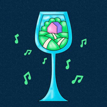 Wine with a feel of countryside.