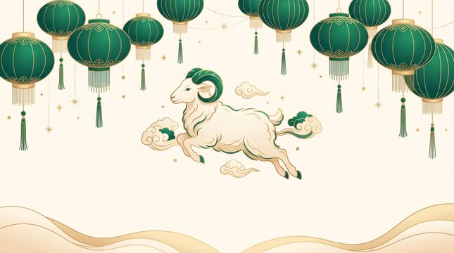 Celebrating the lunar new year with traditional decorations and a focus on the year of the rabbit
