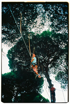 Climbing High Rope