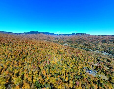 Beautiful Fall Foliage Colors in the Mountains