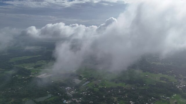 Drone flying Through clouds FPV Style