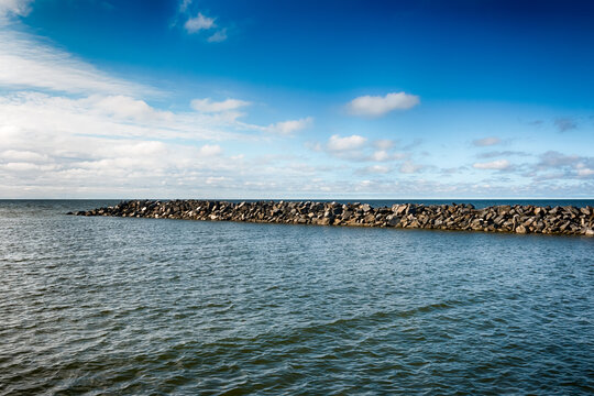 Bothnian Bay View from Marjaniemi Wavebreaker, Hailuoto, Finland