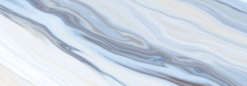 Marble rock texture blue ink pattern liquid swirl paint white dark that is Illustration panorama background for do ceramic counter tile silver gray that is abstract waves skin wall luxurious art ideas