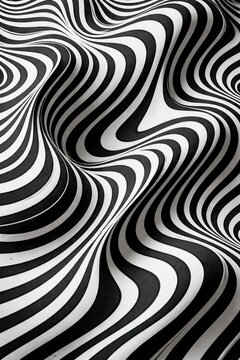 Dynamic black and white waves