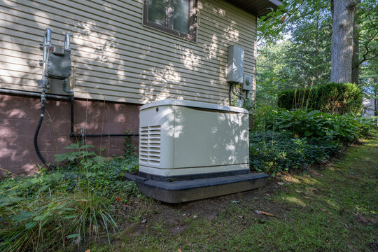  generator has been installed properly by a technician and is supplying energy during power outages illustrating the importance of a backup power source