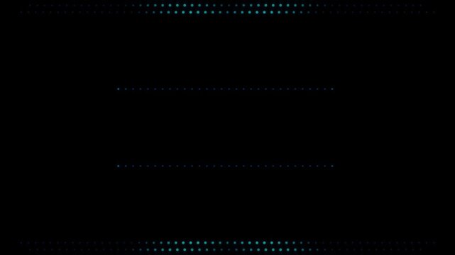 Abstract futuristic animation of shimmering blue led lights forming a dynamic tunnel effect, perfect for modern tech presentations and digital media backgrounds.