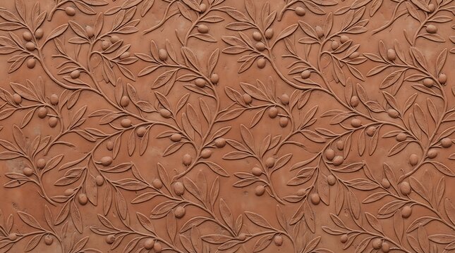 Close up of textured reddish brown cork material for backgrounds and design elements