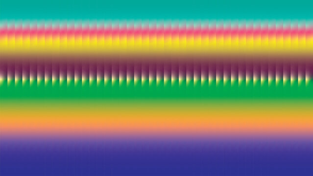Abstract background, with vertical gradient, stripes, transitioning through, teal, pink, yellow, purple, green, orange, and blue color bands