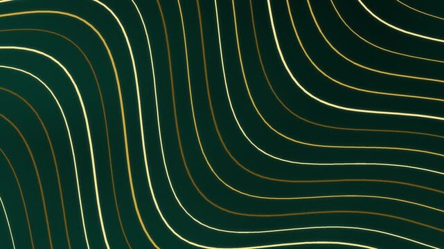Boucle sans couture : fond de luxe &agrave; lignes dor&eacute;es vert &eacute;meraude et or