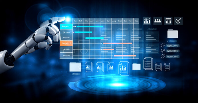 AI automating project tracking, scheduling, and performance visualization to improve workflow efficiency and collaboration in real time Parse
