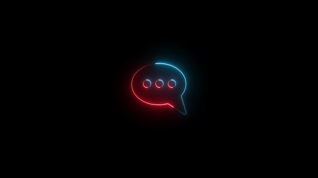 Nion text message bubble popping up on screen with newsletter notification and digital correspondence concept.
