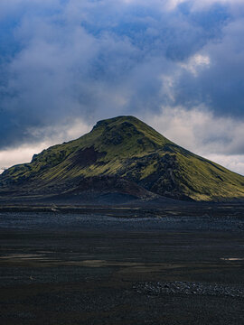Summer landscape at landmannalaugar, Iceland.