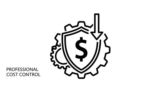 Professional Cost Control Concept Icon