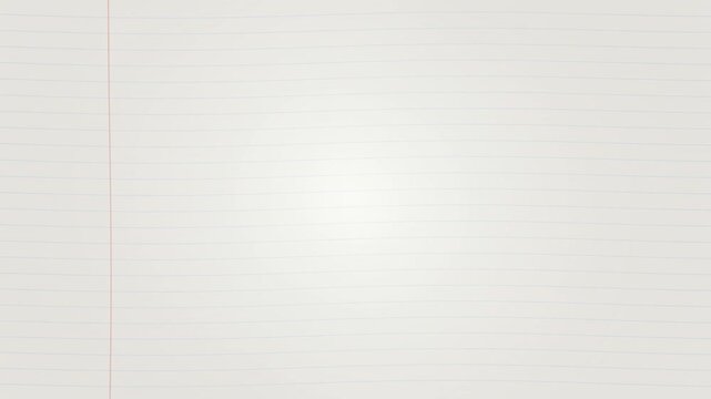 Lined notebook paper abstract background stationary loop