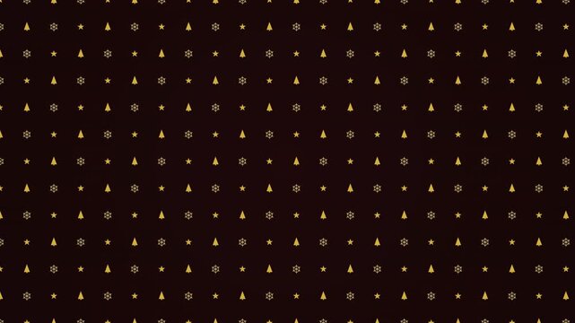 Christmas pattern seamless loop holiday background animation