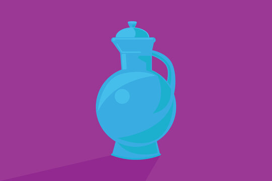 blue vas ventage vector
