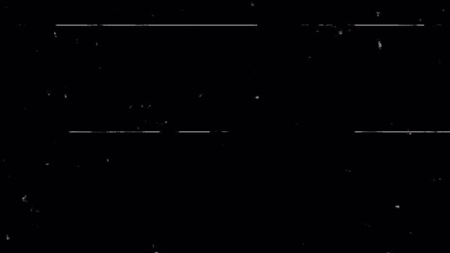 old filmstrip screen with noise glitch effect on transparent background. Glitch TV distortion. camcorder overlay. 4K Resolution