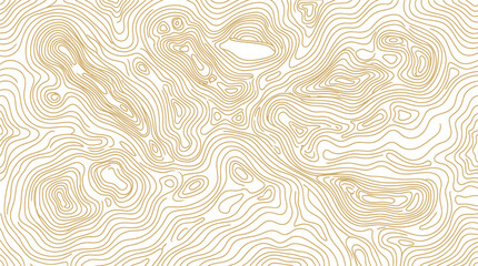 Gold topographic map contour lines pattern background, abstract geographic landscape design texture © Crushin
