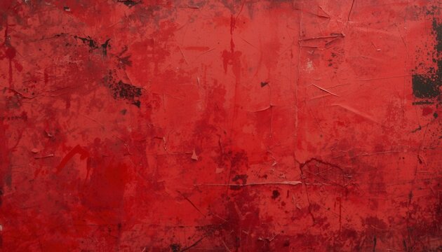 Crimson Chaos: An abstract composition in deep crimson and black, featuring rough textures and dynamic brushstrokes that evoke a sense of raw emotion and untamed energy.