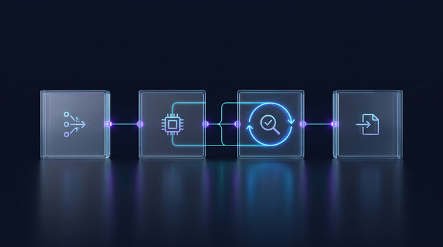 Futuristic digital interface concept representing advanced holographic prompt engineering for artificial intelligence and machine learning systems