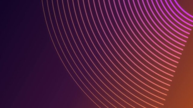 Abstract background featuring pulsing gradient lines in motion on dark surface.