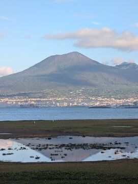 volcanic landscape in Italy, Vesuvius 