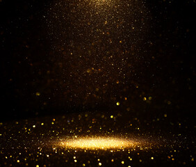 Obraz na płótnie Canvas Abstract background of soft focus bokeh lights