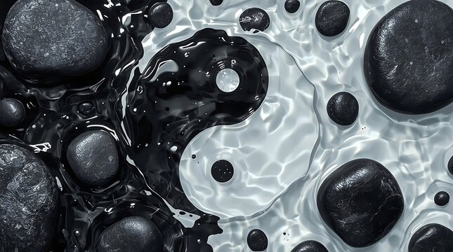 Abstract Yin-Yang Forms with Flowing Water